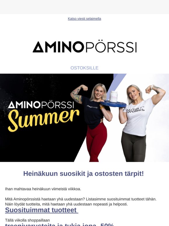 Heinäkuun suosikit ja tarjoukset - älä missaa näitä! ☀️