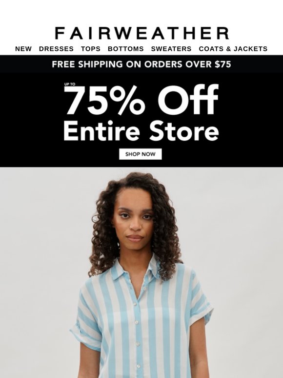 🚨 Up To 75% Off Shirts & Blouses – Limited Time!