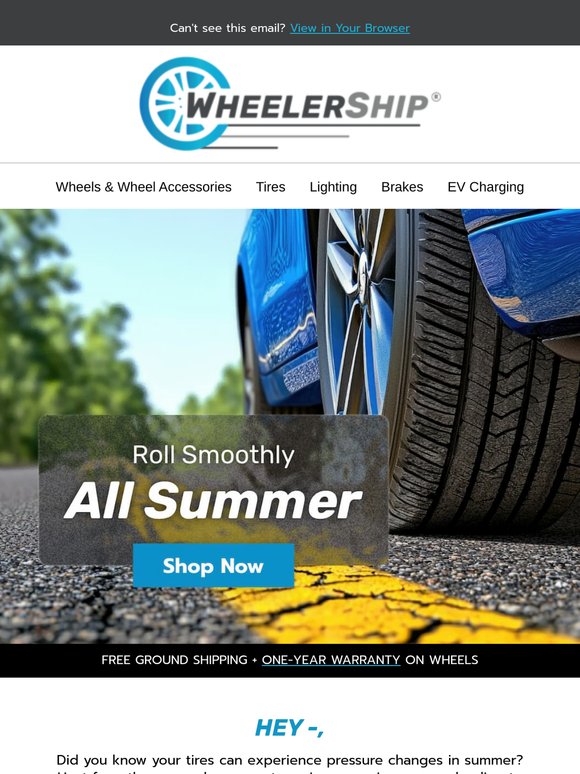 Don’t Let the Heat Beat Your Tires