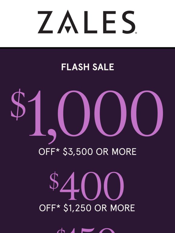 ⚡️ Flash Sale! Up to $1,000 Off* $3,500 or More