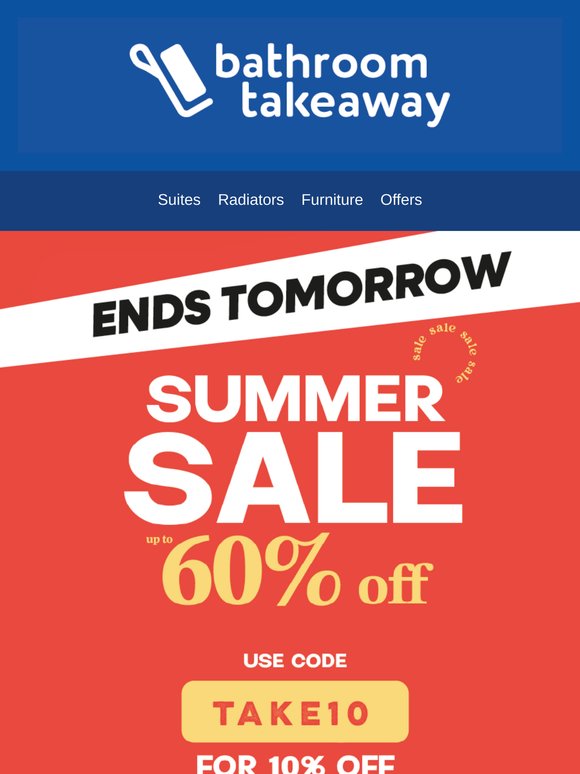 10% Off Most Items - Ends Tomorrow