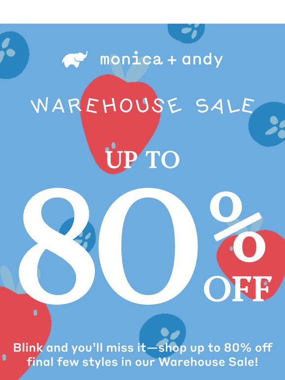 Up to 80% Off! Blink and You’ll Miss It 👀