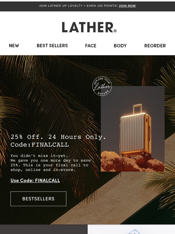 FINAL HOURS: 25% Off ✈️