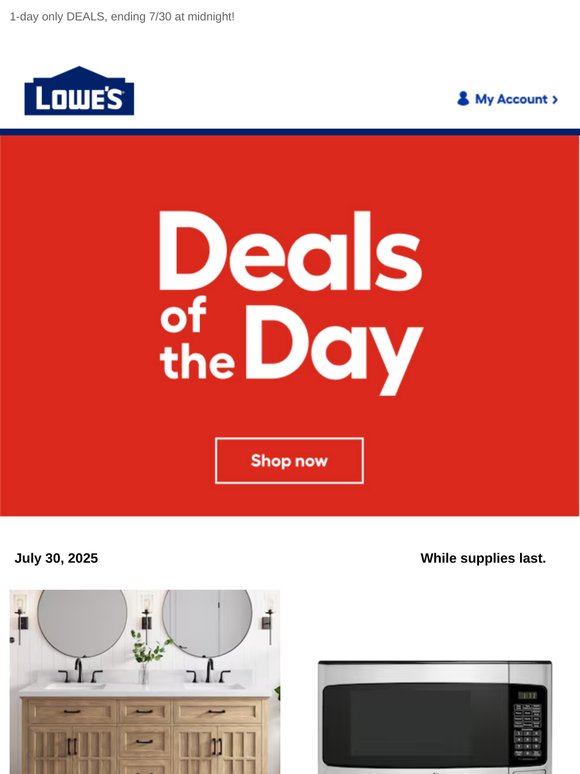 Scrolling by? You’re missing out on deals.