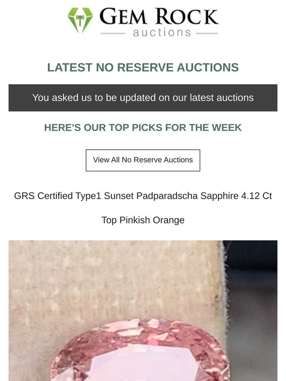 💥 Gemstone Auctions Finishing Soon - Don't Miss Out