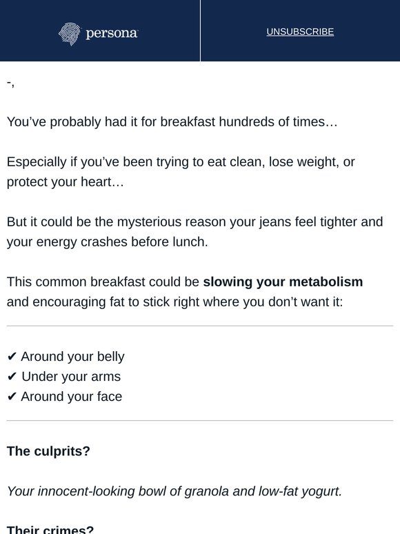 THIS "healthy" breakfast is betraying you