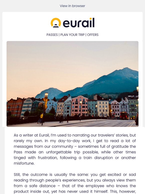My Eurail journey as a first-timer 🚂