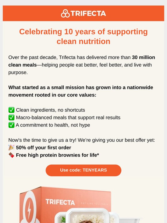 Our gift to you - Celebrating 10 years of supporting clean nutrition
