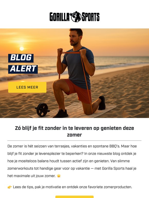 Fit de zomer door? Zo combineer je sporten én genieten 🍉