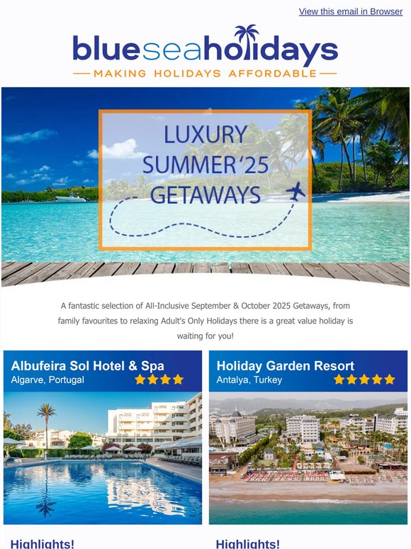 ☀️ Pack Your Bags! Late Summer All-Inclusive Getaways at Amazing Prices! 🌊