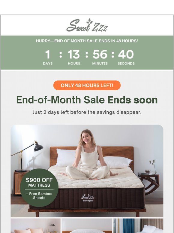 End Of Month Sale - Less Than 48 Hours Left