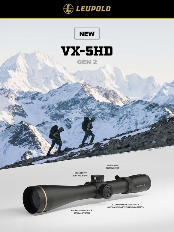 New VX-5HD Gen 2: ABSOLUTE PRECISION