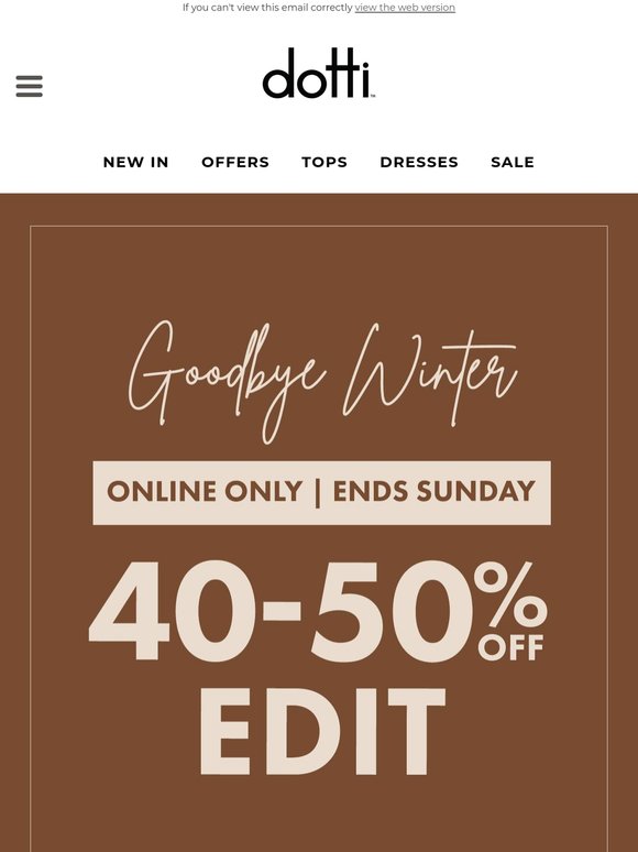 New Offer 🚨 40-50% Off Edit | Online Only