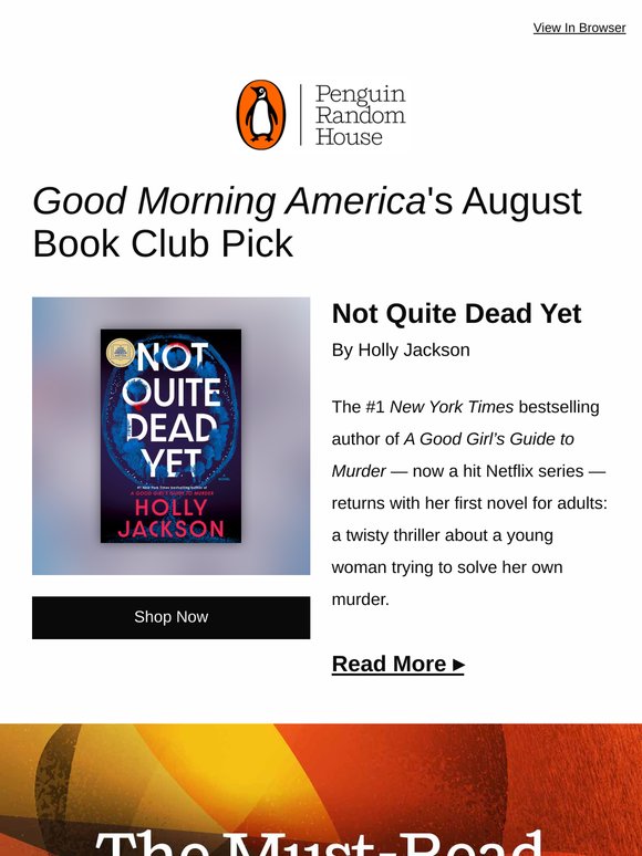 Don't Miss GMA's Newest Book Club Pick