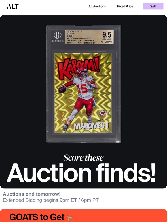 Hot cards ending tomorrow 🔥