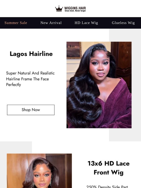 Your Hairline, Protected 24/7👑 FREE Pillowcase with Every Lagos Hairline Wig!