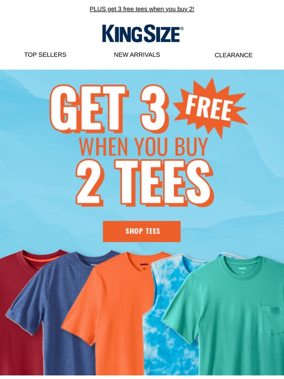 👑 Big Savings: KingSize Shorts from $17