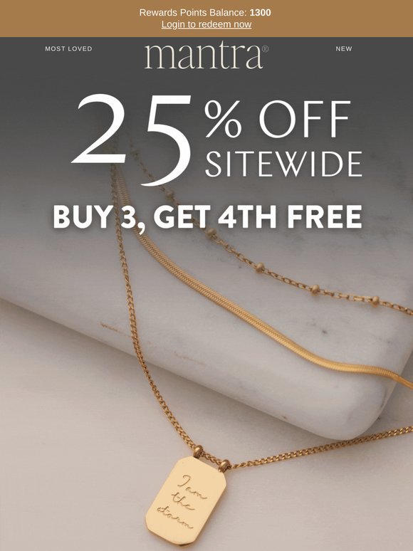 Buy 3 Get Your 4th Mantra Free Today 💫