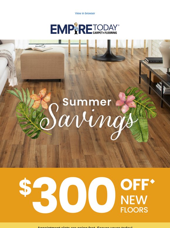 Final Days - $300 Off New Flooring