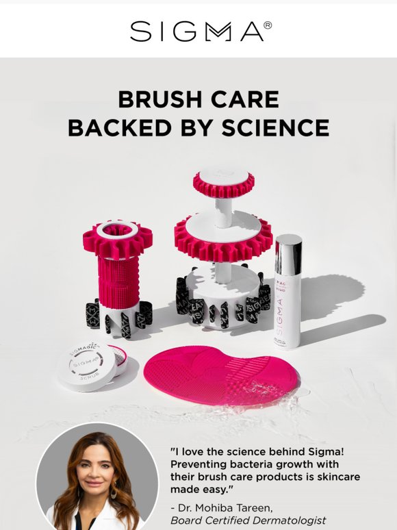 Patented Brush Care. Dermatologist Approved. 🧬