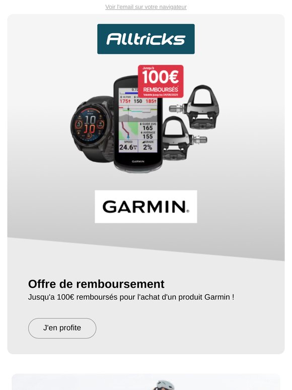Garmin vous rembourse : découvrez l’offre  !