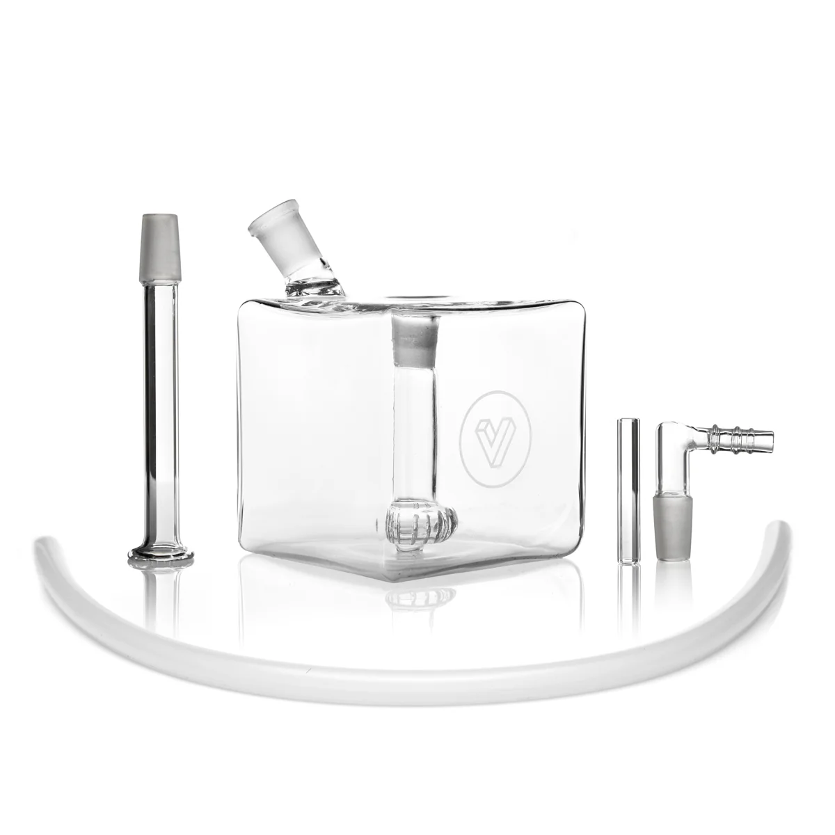 Image of POTV Cloud Cube Glass Bubbler