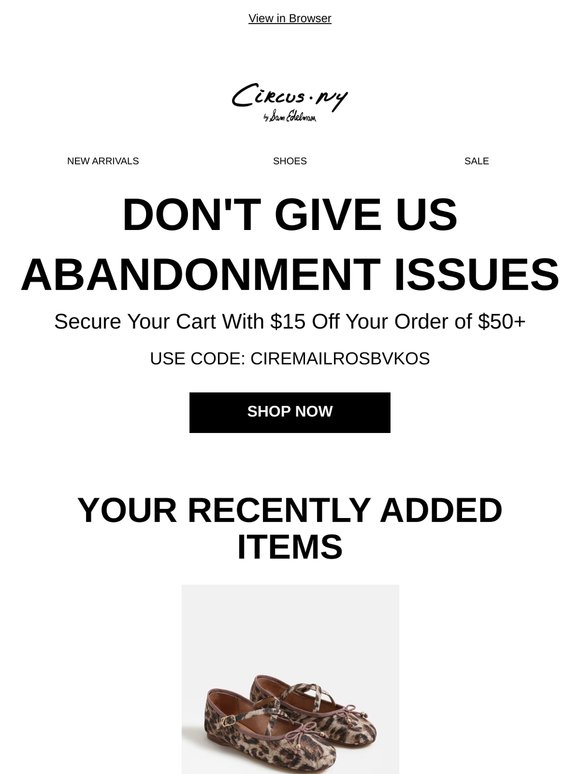 Items in your cart are going fast, don't forget to order yours today