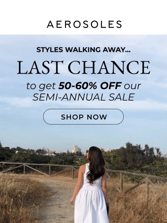 Act Fast! Our Semi-Annual Sale Ends TONIGHT!