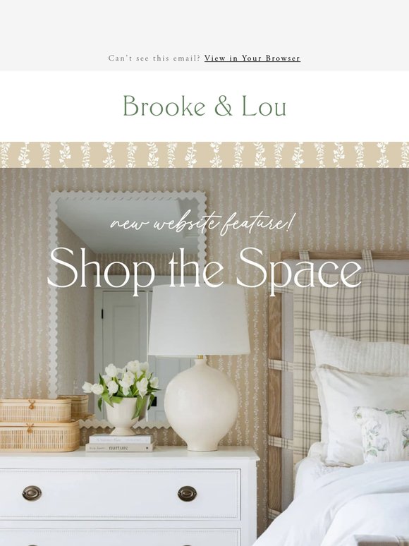 New website feature! Shop the space 🖥️