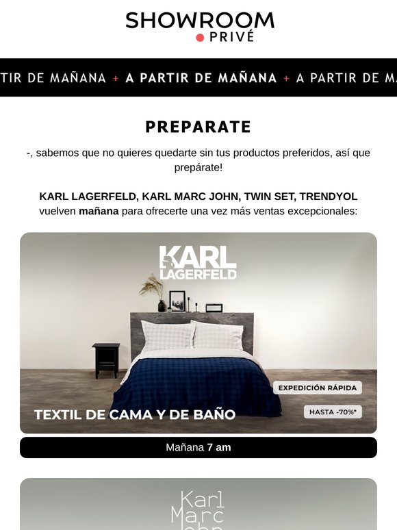¿Esperabas noticias de KARL LAGERFELD, KARL MARC JOHN, TWIN SET, TRENDYOL?