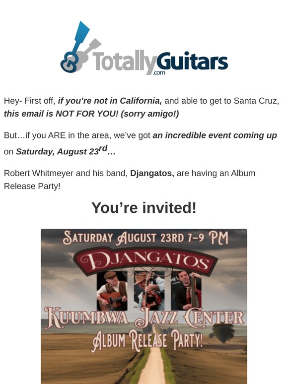 Save-The-Date In Santa Cruz, CA…