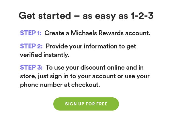 Sign up for free