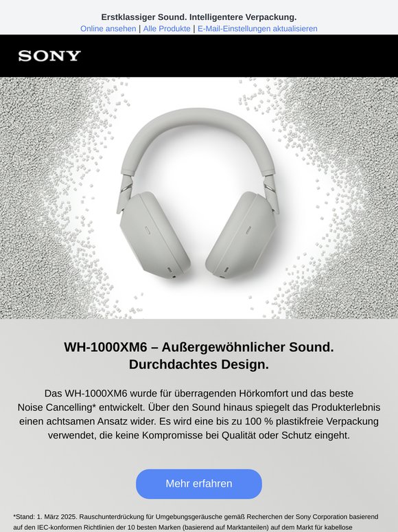 WH-1000XM6: Sorgsam durchdachtes Design