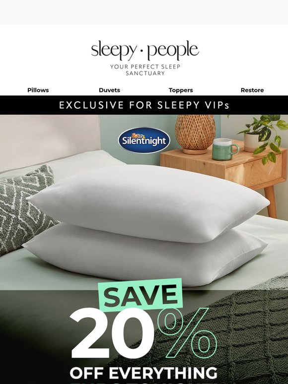20% off sitewide ends tonight! ⏰