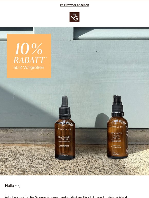 Nur noch kurze Zeit ☀️ -20 % auf deine Sommerpflege