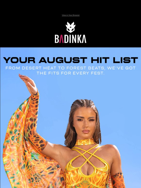 Your August Hit List 📅