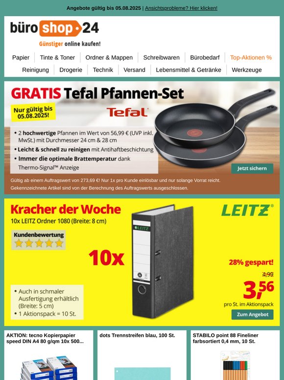 ✔ Herr —: Mit Schnäppchen ins Wochenende!