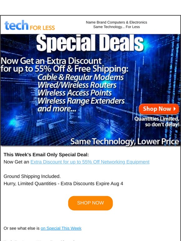 Save now on Networking products