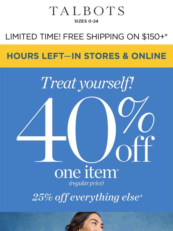 Pick your 40% off favorite before it's too late!