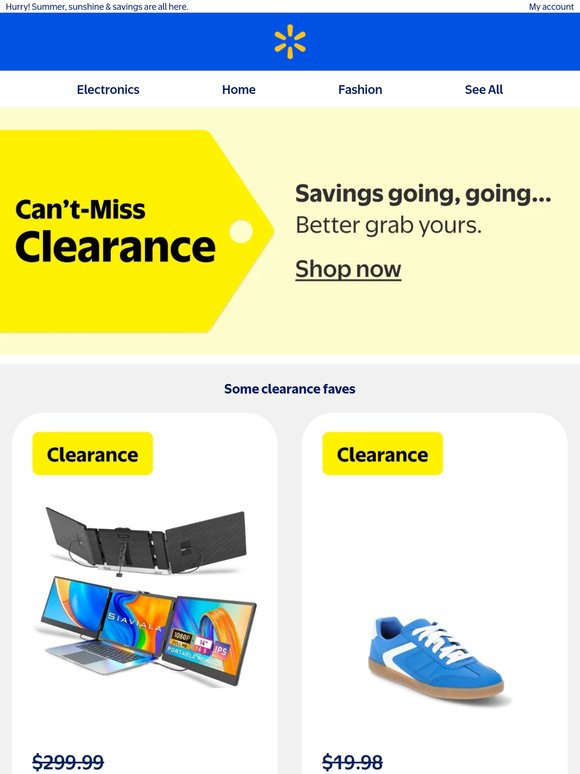 Clearance has entered the chat!