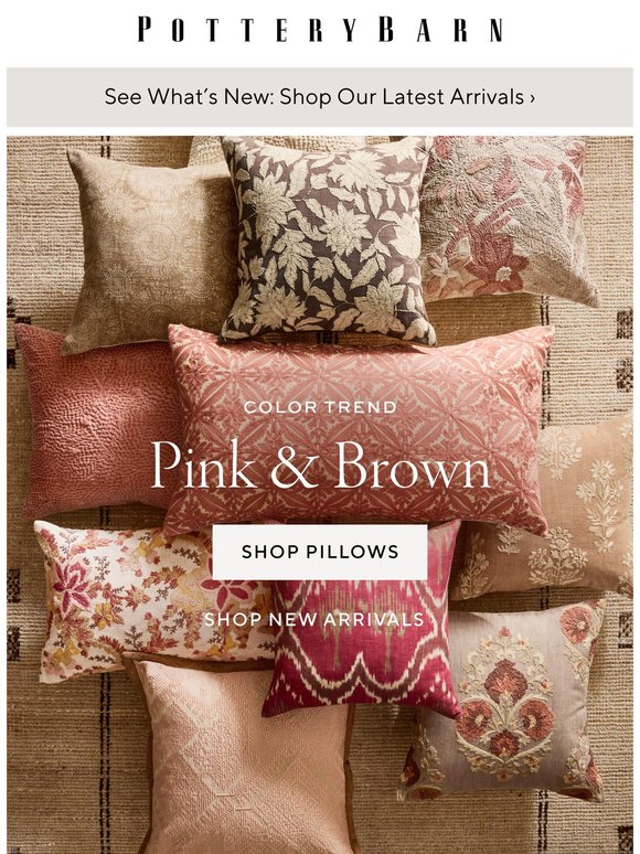 Trending now: Pink & brown