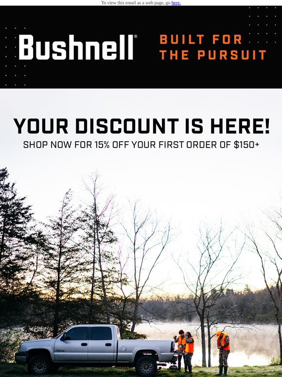 Thanks for Signing Up - Your Discount is Here