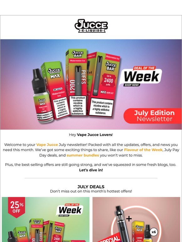 🌟 July Deals You Can't Miss!