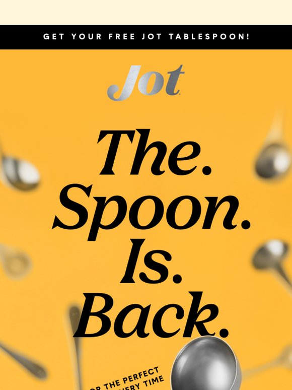 It's back and it's free 🥄