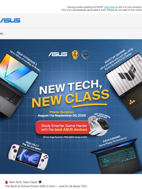 New Tech, New Class!!