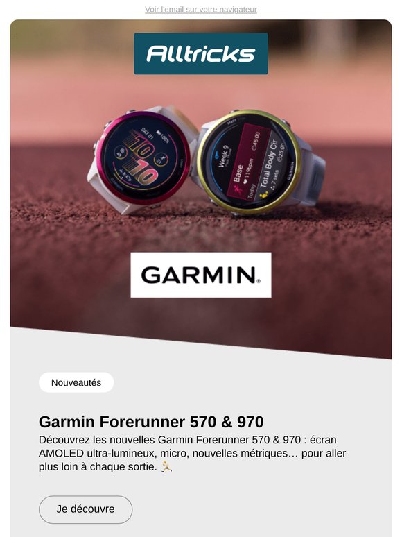 🆕 Garmin Forerunner 570 & 970 !