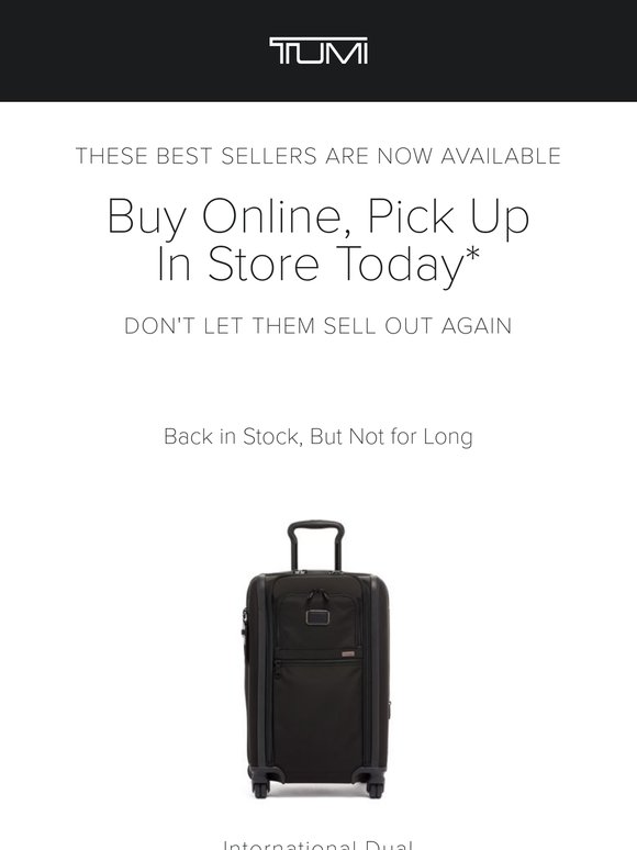 Back in Stock: The Styles You Wanted