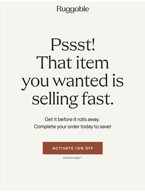 Your offer expires SOON