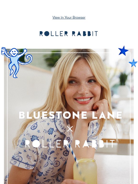 Arriving August 7th: Bluestone Lane x Roller Rabbit