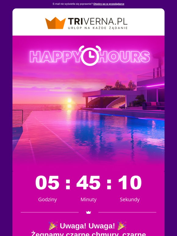 Happy Hours! 🔥 Sprawdź, co dziś przeceniliśmy! ⏳